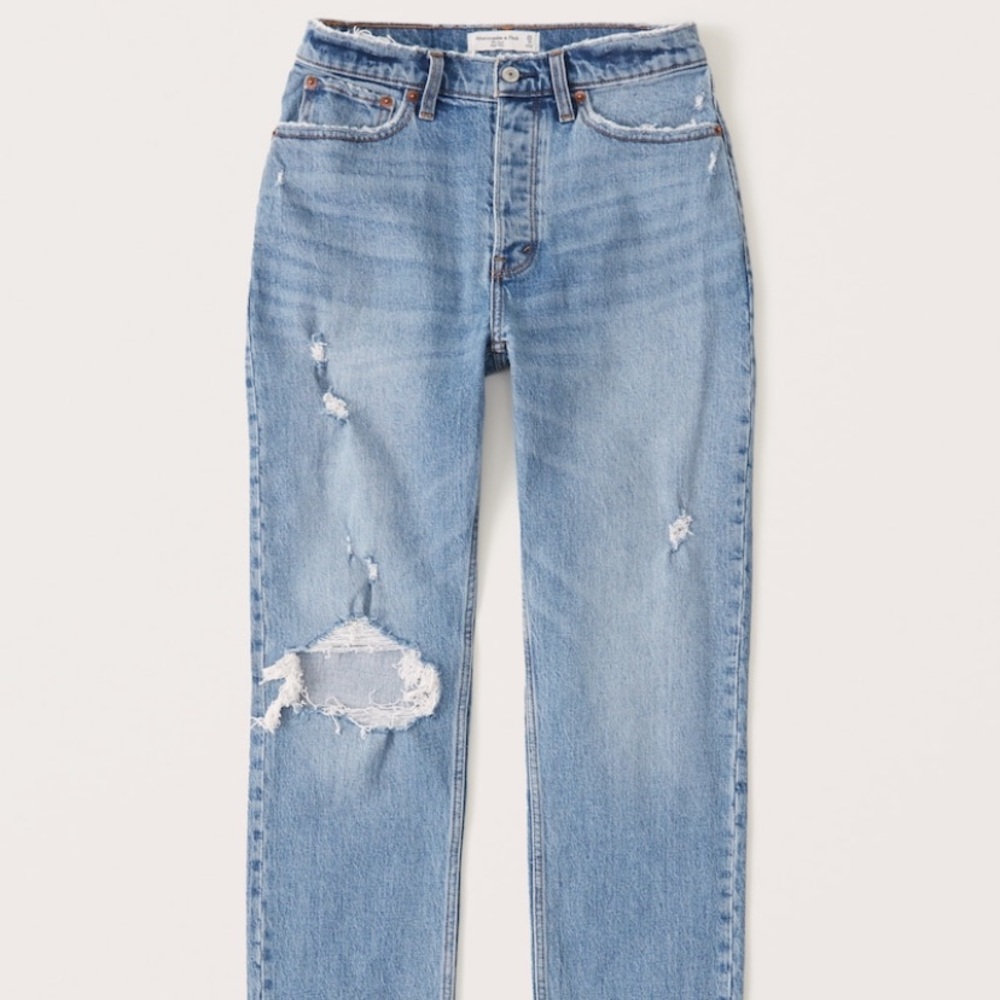 Size 22 TALL  curve love high rise dad jean / 155-555-2664-280 Abercrombie&Fitch